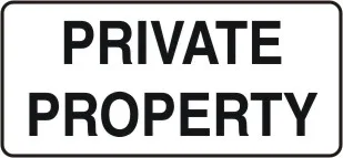G 757 — GENERAL - PRIVATE PROPERTY